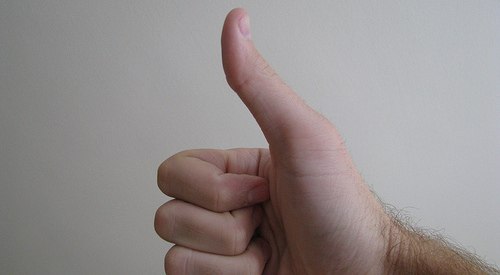 thumbs up